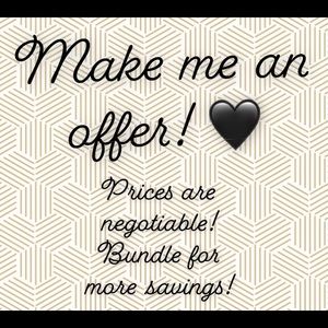 Offers always welcome!